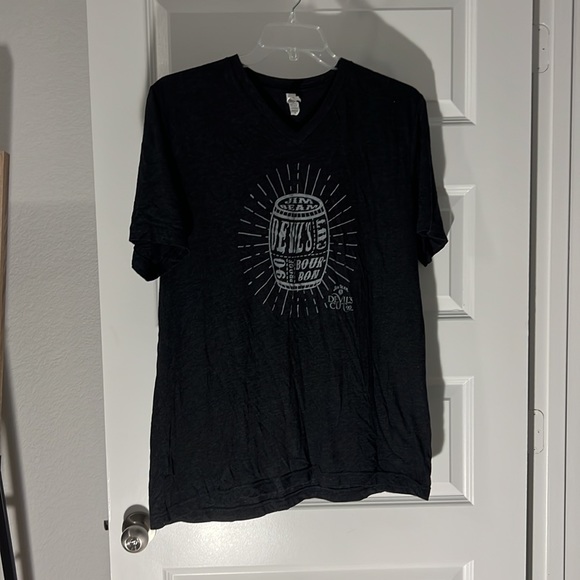 Jim Beam Devils cut gray t-shirt XL Unisex Bourbon graphic tees bar wear casual - Picture 9 of 10